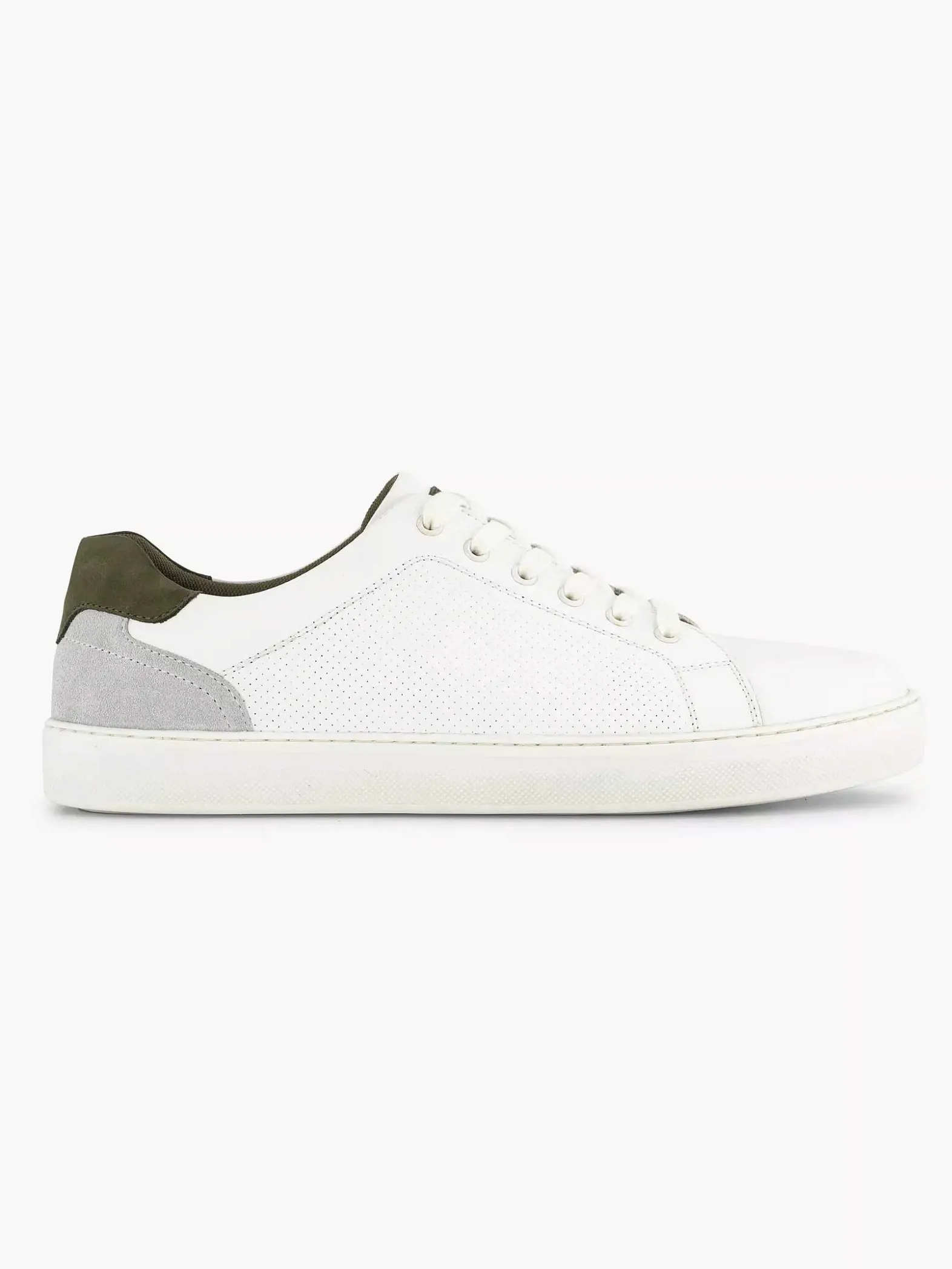 Memphis One Witte Leren Sneaker-Heren Sneakers