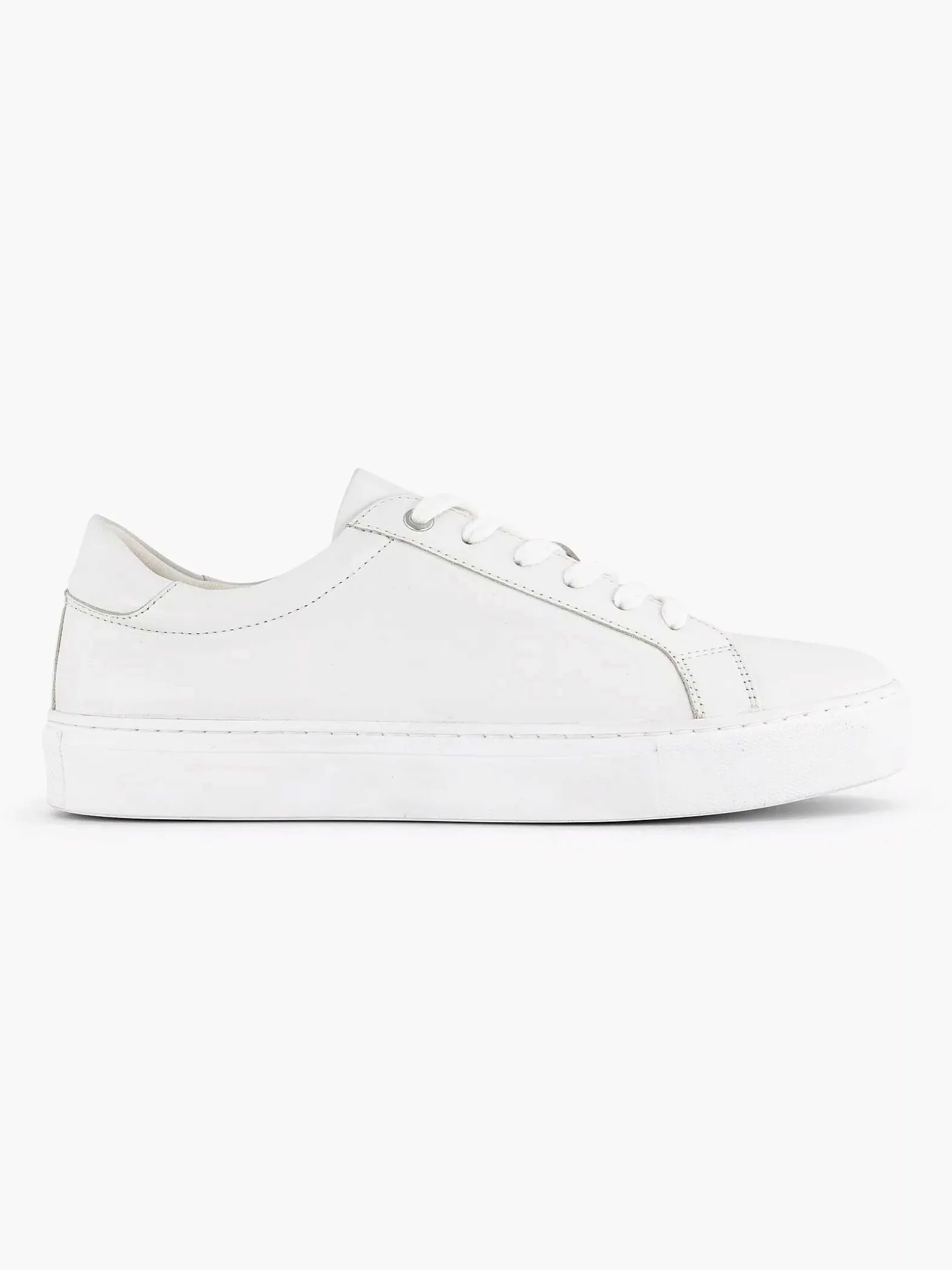 Oxmox Witte Leren Sneaker-Heren Sneakers