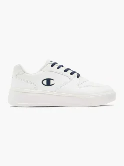 Champion Witte Low Cut Shoe Deuce B Ps-Kinderen Jongensschoenen