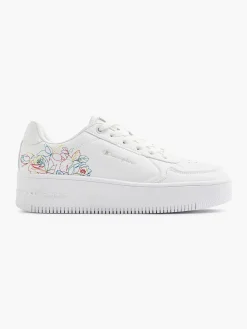 Champion Witte Low Cut Shoe Rebound Platform-Dames Sneakers