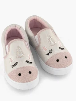 Graceland Witte Pantoffel-Kinderen Jongensschoenen
