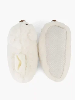 Cupcake Couture Witte Pantoffel Beer-Kinderen Jongensschoenen