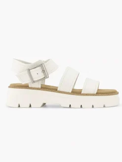 Oxmox Witte Platform Sandaal-Dames Sandalen