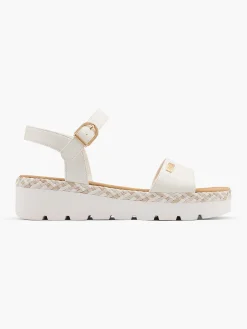 Esprit Witte Platform Sandaal-Dames Sandalen