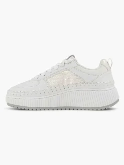 Oxmox Witte Platform Sneaker-Dames Sneakers