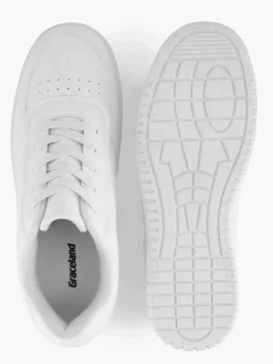 Graceland Witte Platform Sneaker-Dames Sneakers