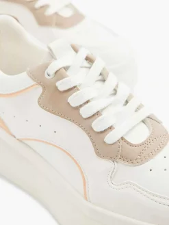 Graceland Witte Platform Sneaker-Dames Sneakers