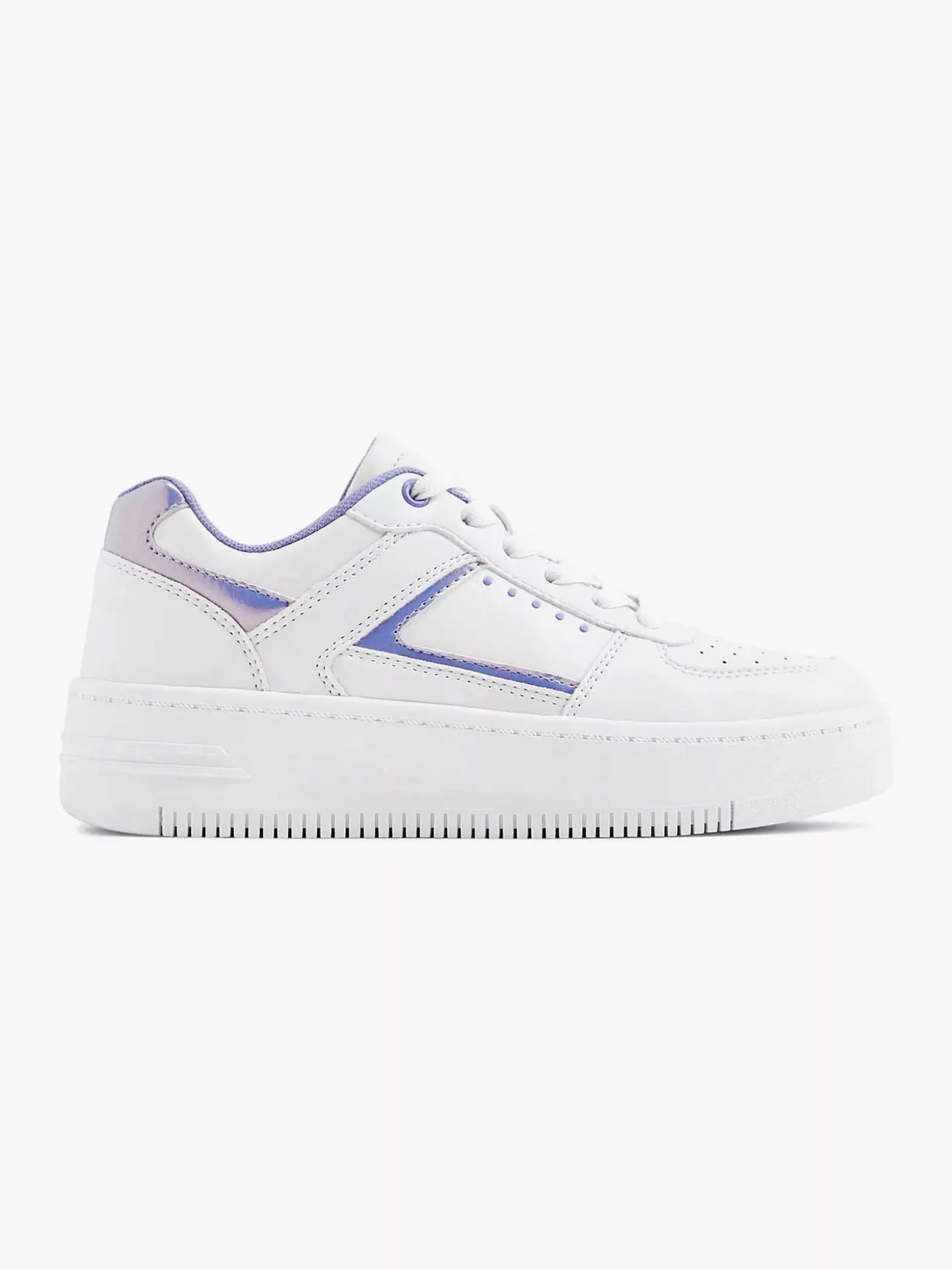 Graceland Witte Platform Sneaker-Dames Sneakers