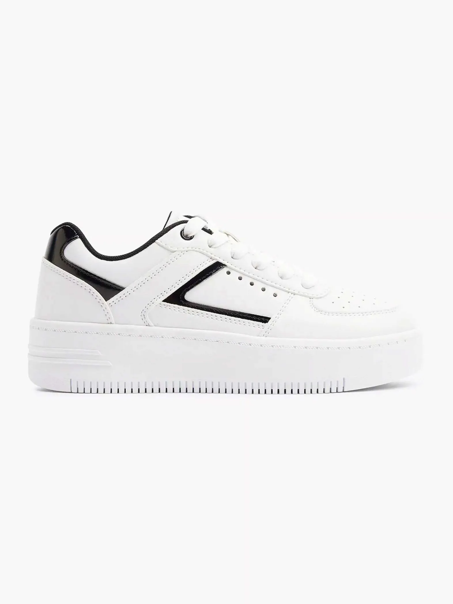 Graceland Witte Platform Sneaker-Dames Sneakers