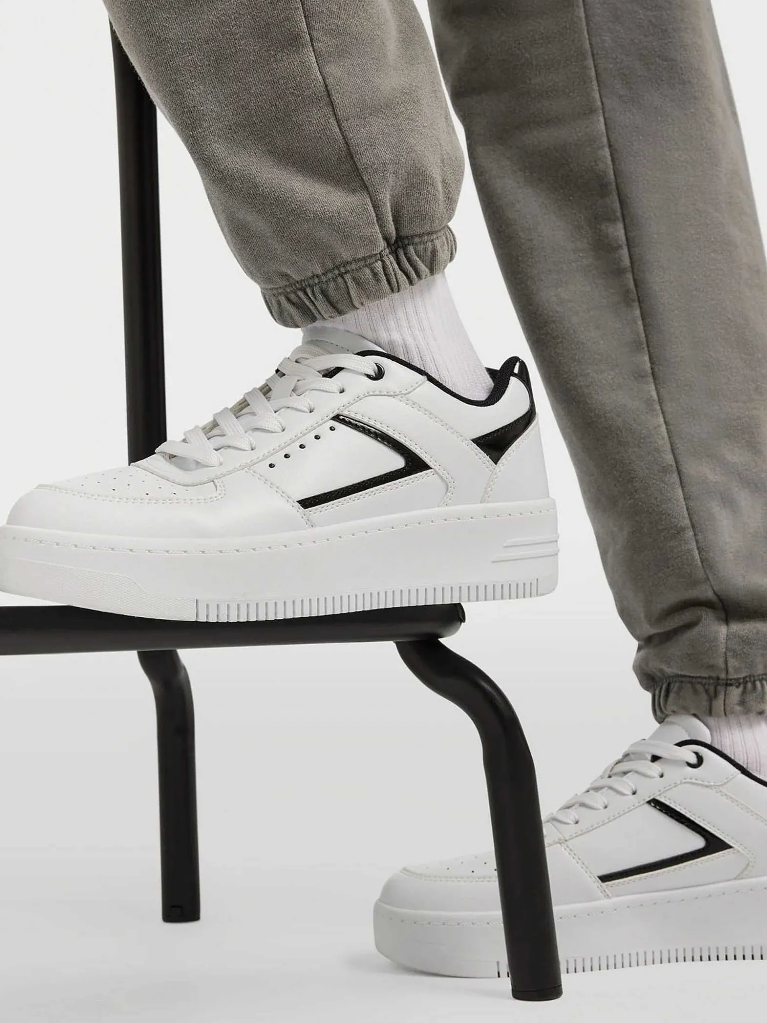 Graceland Witte Platform Sneaker-Dames Sneakers