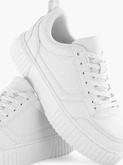 Graceland Witte Platform Sneaker-Dames Sneakers