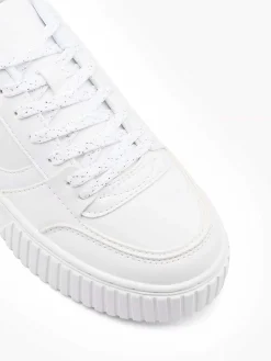 Graceland Witte Platform Sneaker-Dames Sneakers