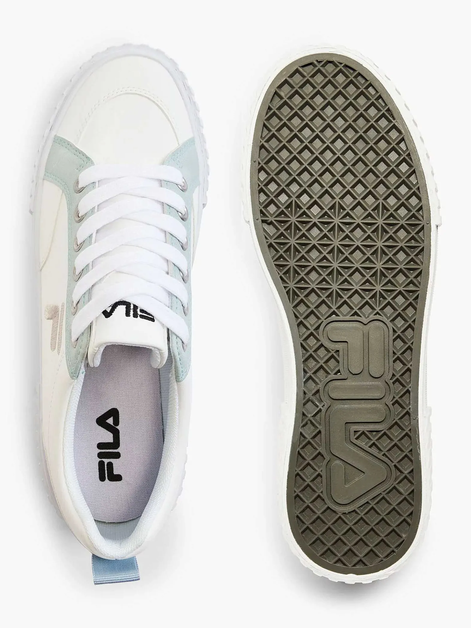 FILA Witte Platform Sneaker-Dames Sneakers