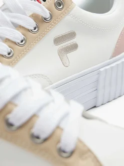 FILA Witte Platform Sneaker-Dames Sneakers