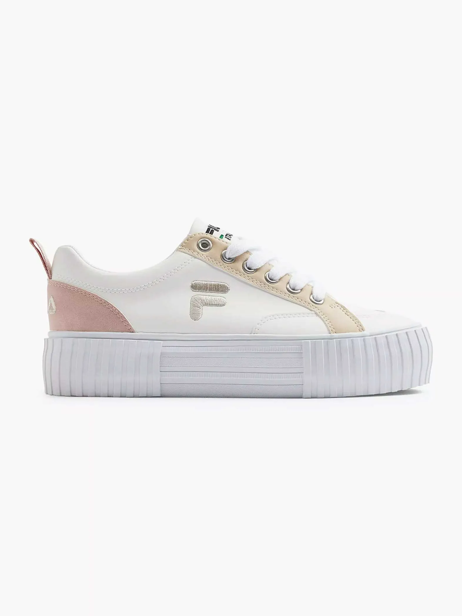 FILA Witte Platform Sneaker-Dames Sneakers