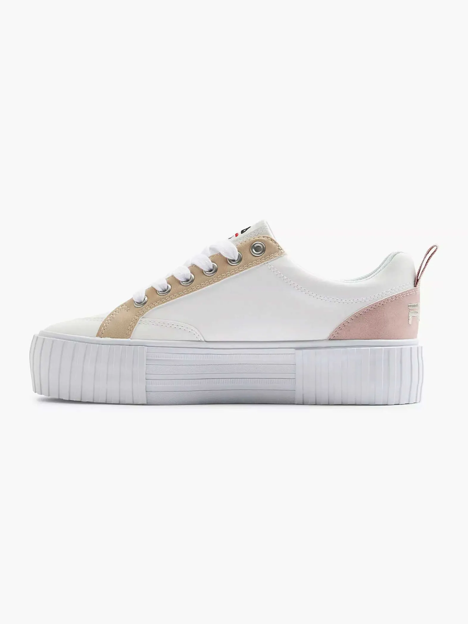 FILA Witte Platform Sneaker-Dames Sneakers