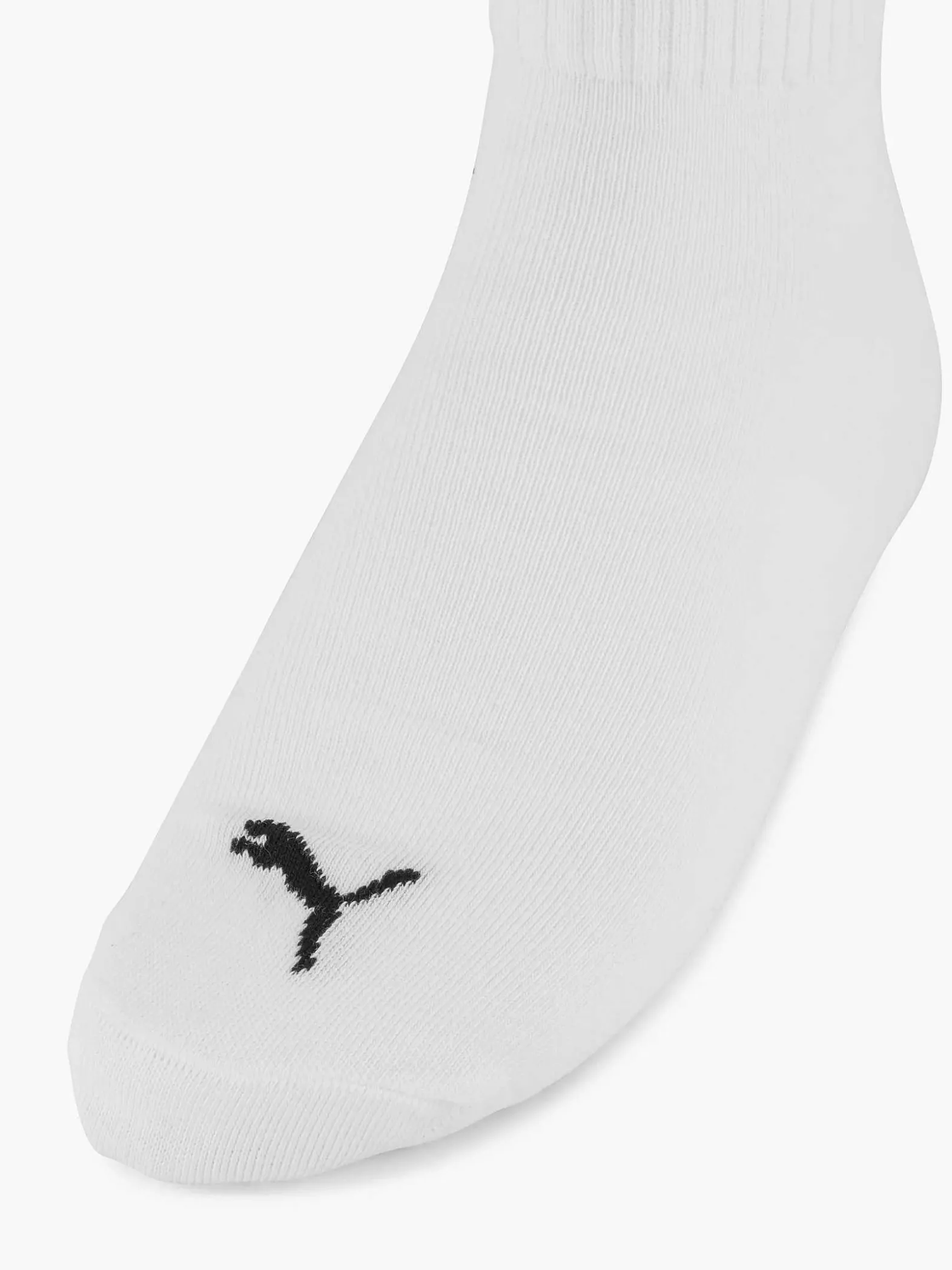 Puma Witte Quarter Plain 3 Pak 43-46-Heren Sokken