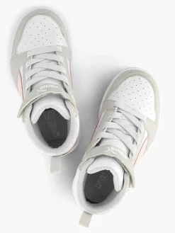 Puma Witte Rebound V6 Mid Ac+ Ps-Kinderen Jongensschoenen