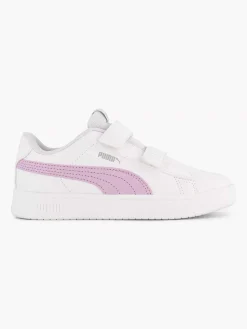 Puma Witte Rickie Classic V Ps-Kinderen Jongensschoenen