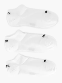 Puma Witte Sneaker Plain 3 Pak 43-46-Heren Sokken