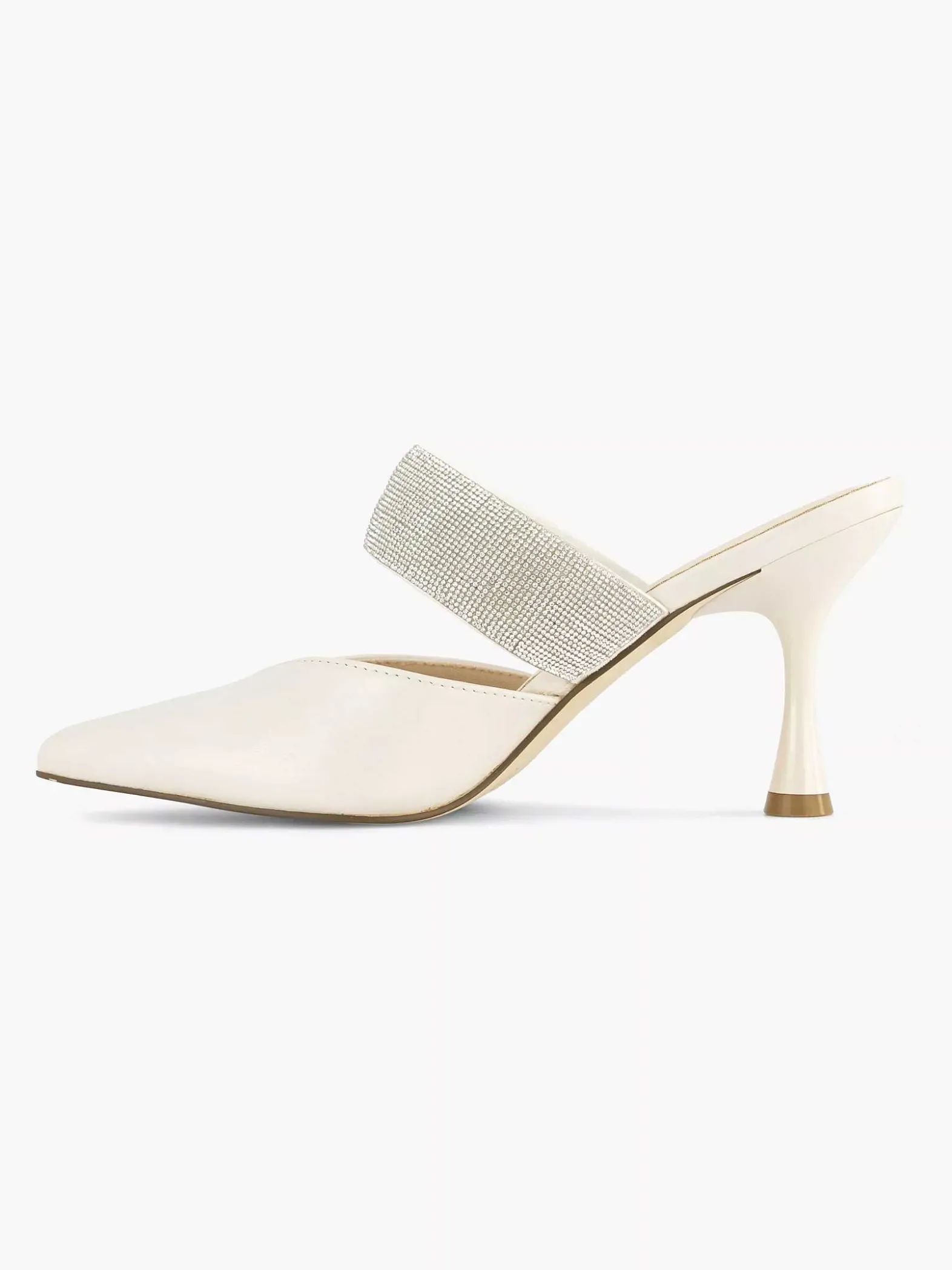 Graceland Witte Pump Steentjes-Dames Pumps