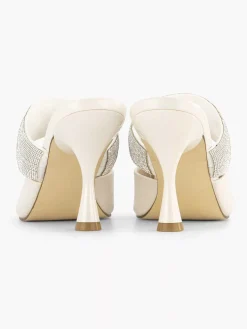 Graceland Witte Pump Steentjes-Dames Pumps