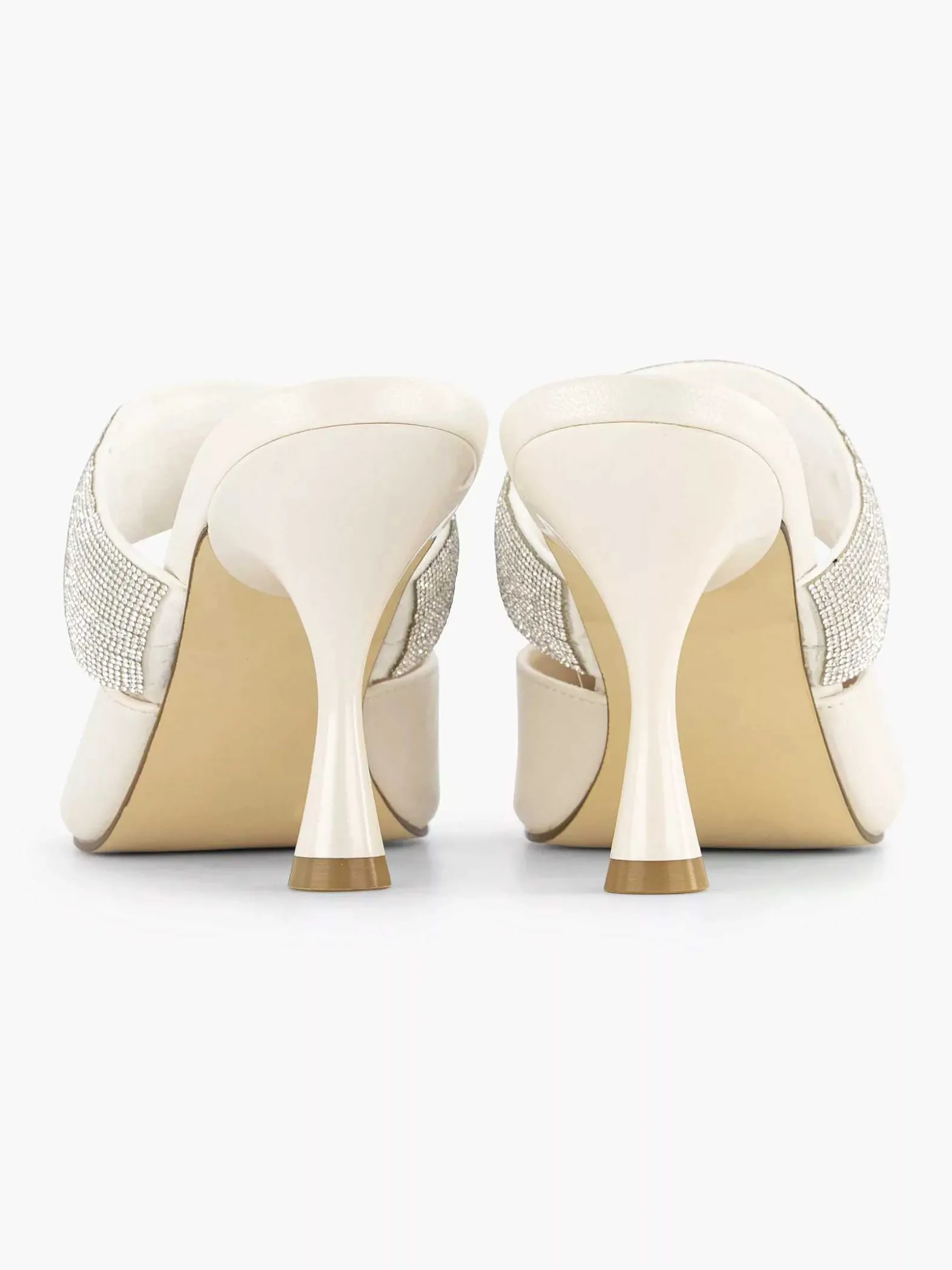 Graceland Witte Pump Steentjes-Dames Pumps