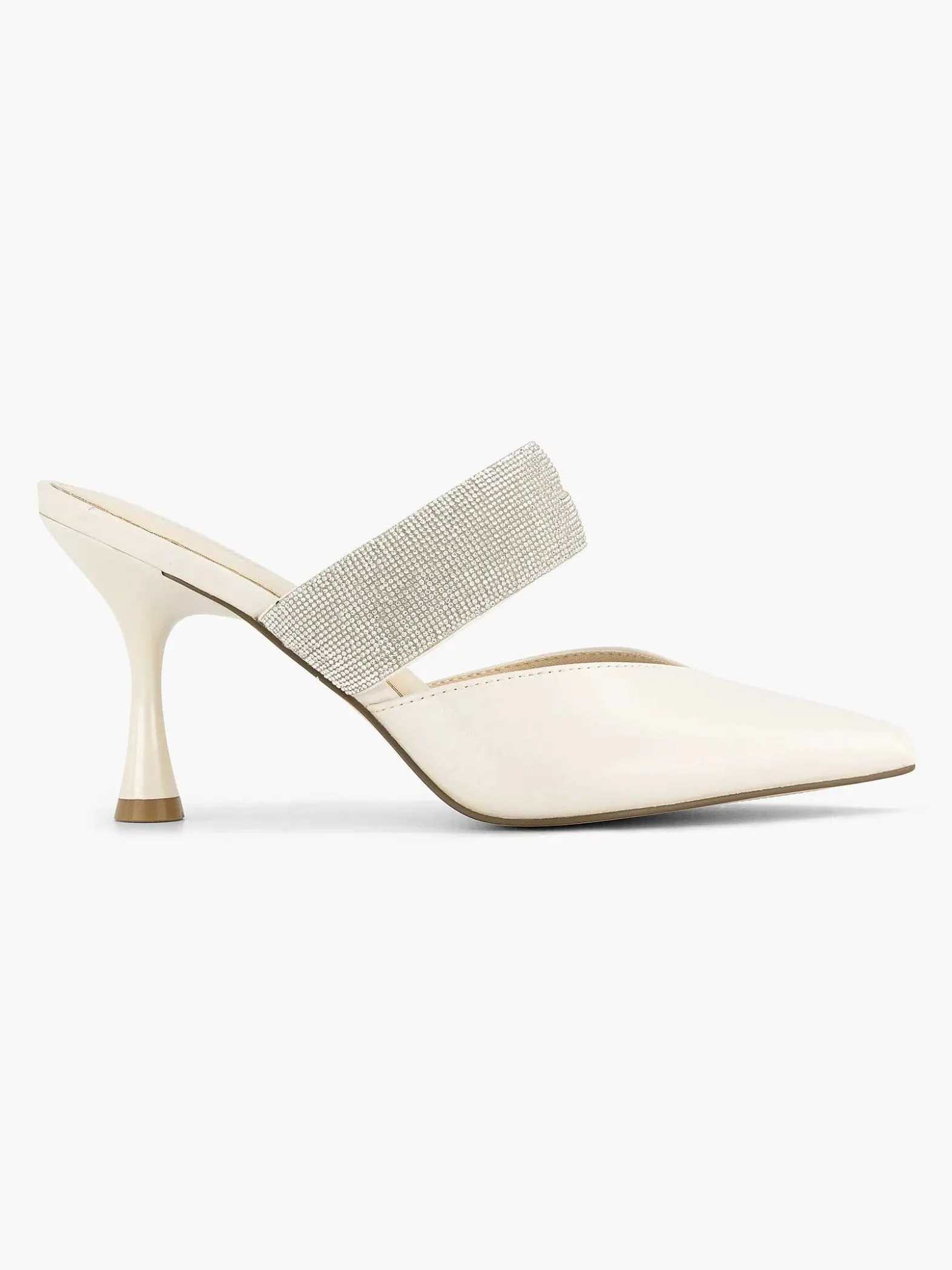 Graceland Witte Pump Steentjes-Dames Pumps