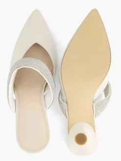 Graceland Witte Pump Steentjes-Dames Pumps