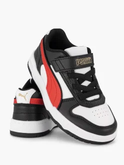 Puma Witte Rbd Game Low Ac Ps-Kinderen Jongensschoenen
