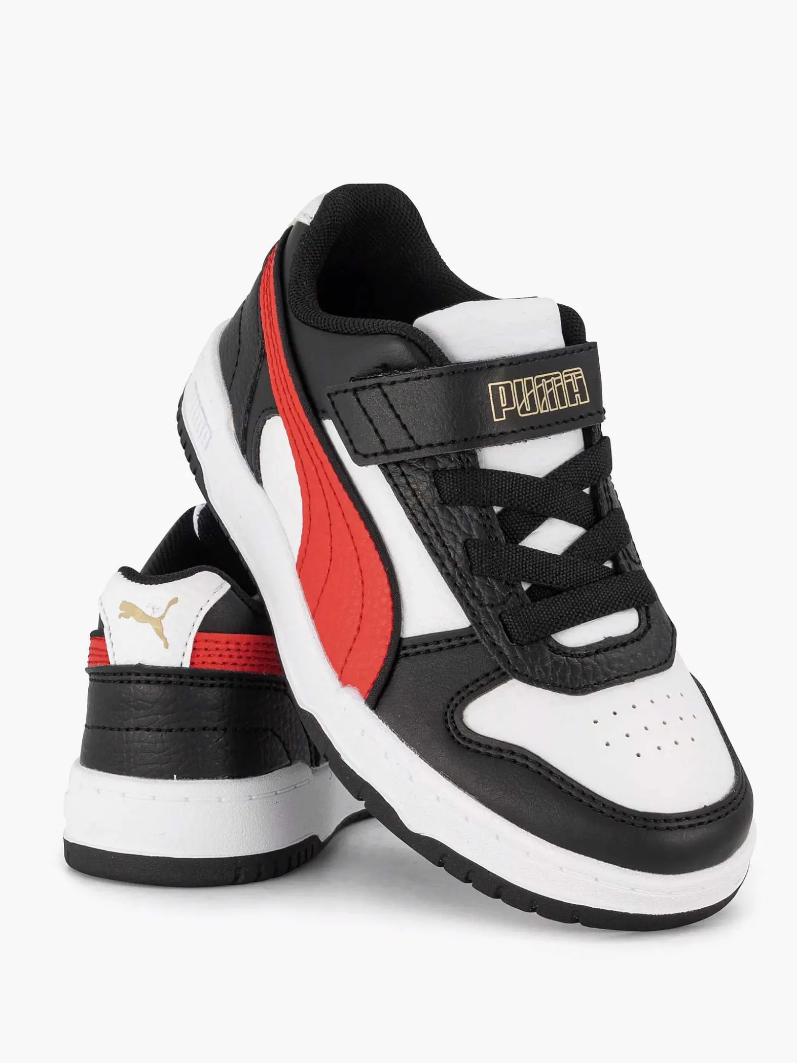 Puma Witte Rbd Game Low Ac Ps-Kinderen Jongensschoenen