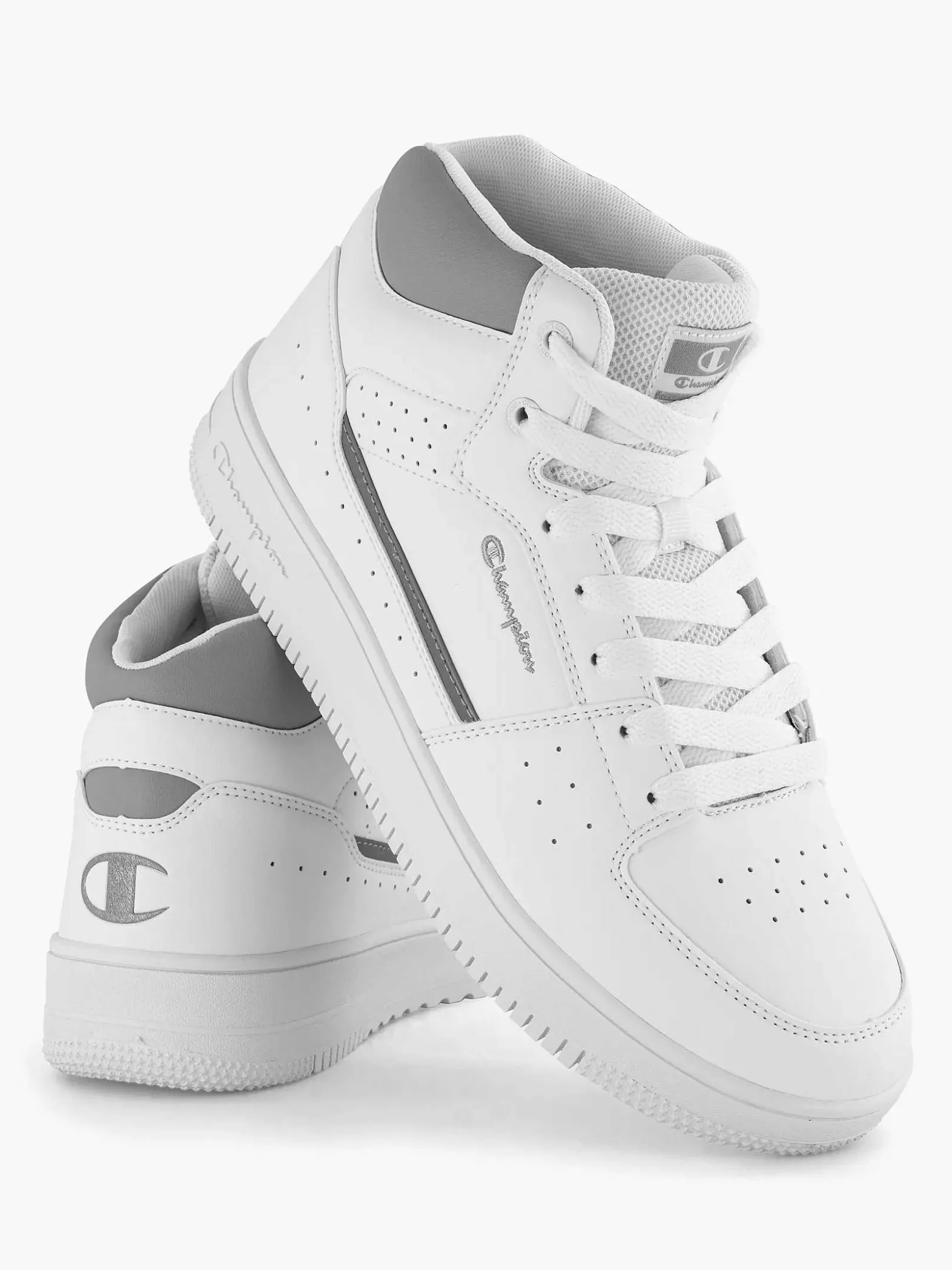 Champion Witte Rebound Evolve Ii Mid-Heren Sneakers