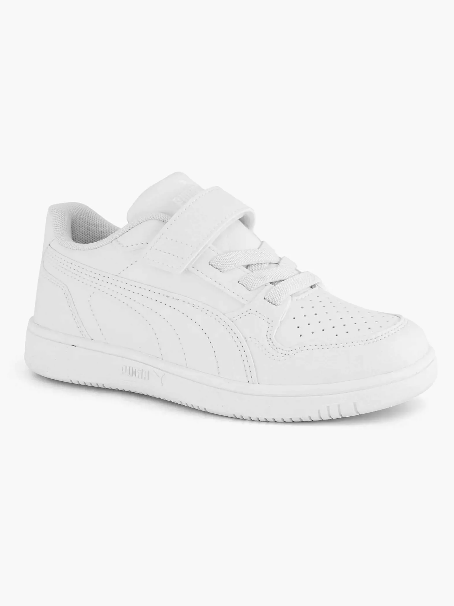 Puma Witte Rebound Lite Ps-Kinderen Jongensschoenen