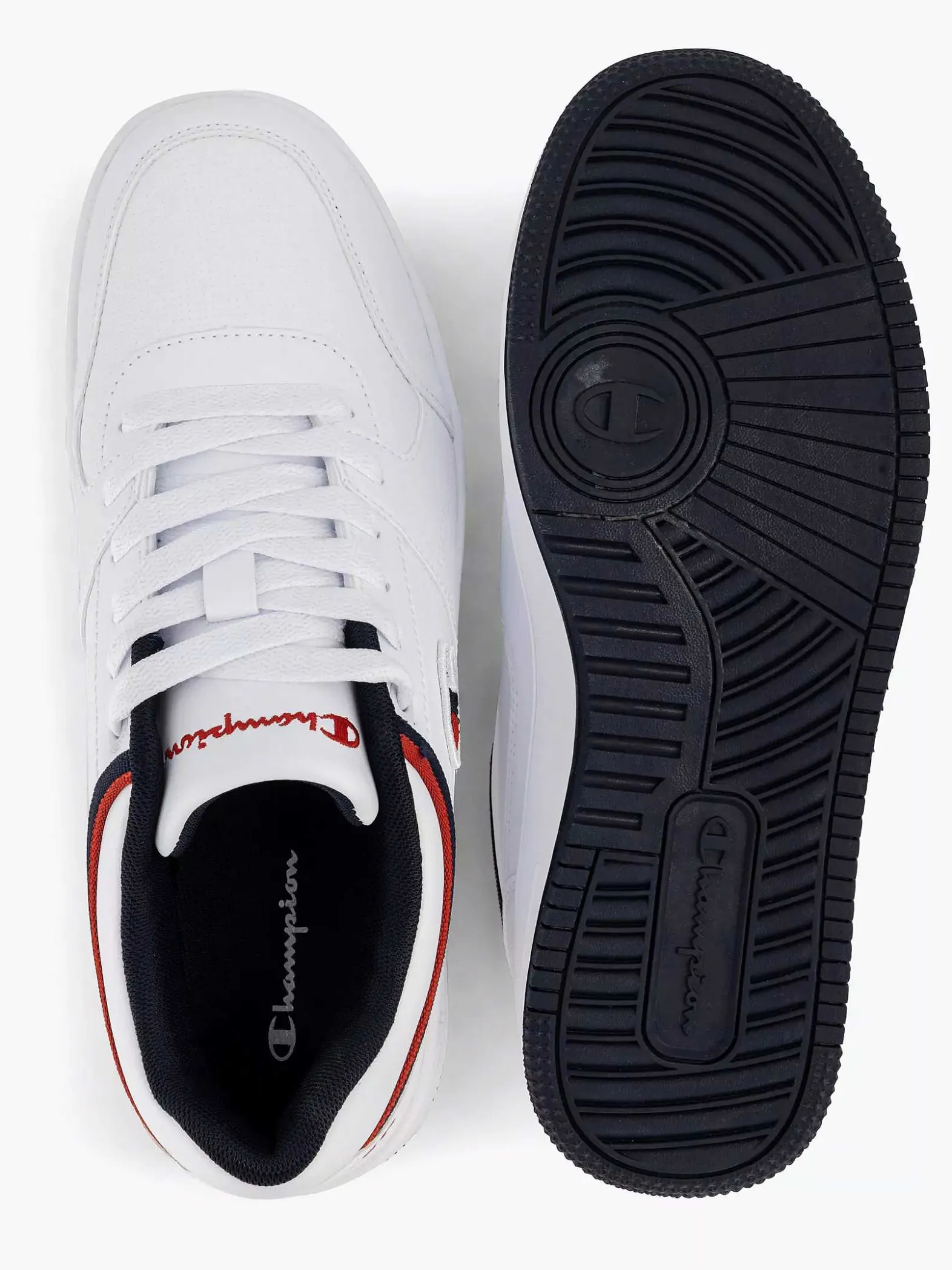 Champion Witte Rebound Low-Heren Sneakers