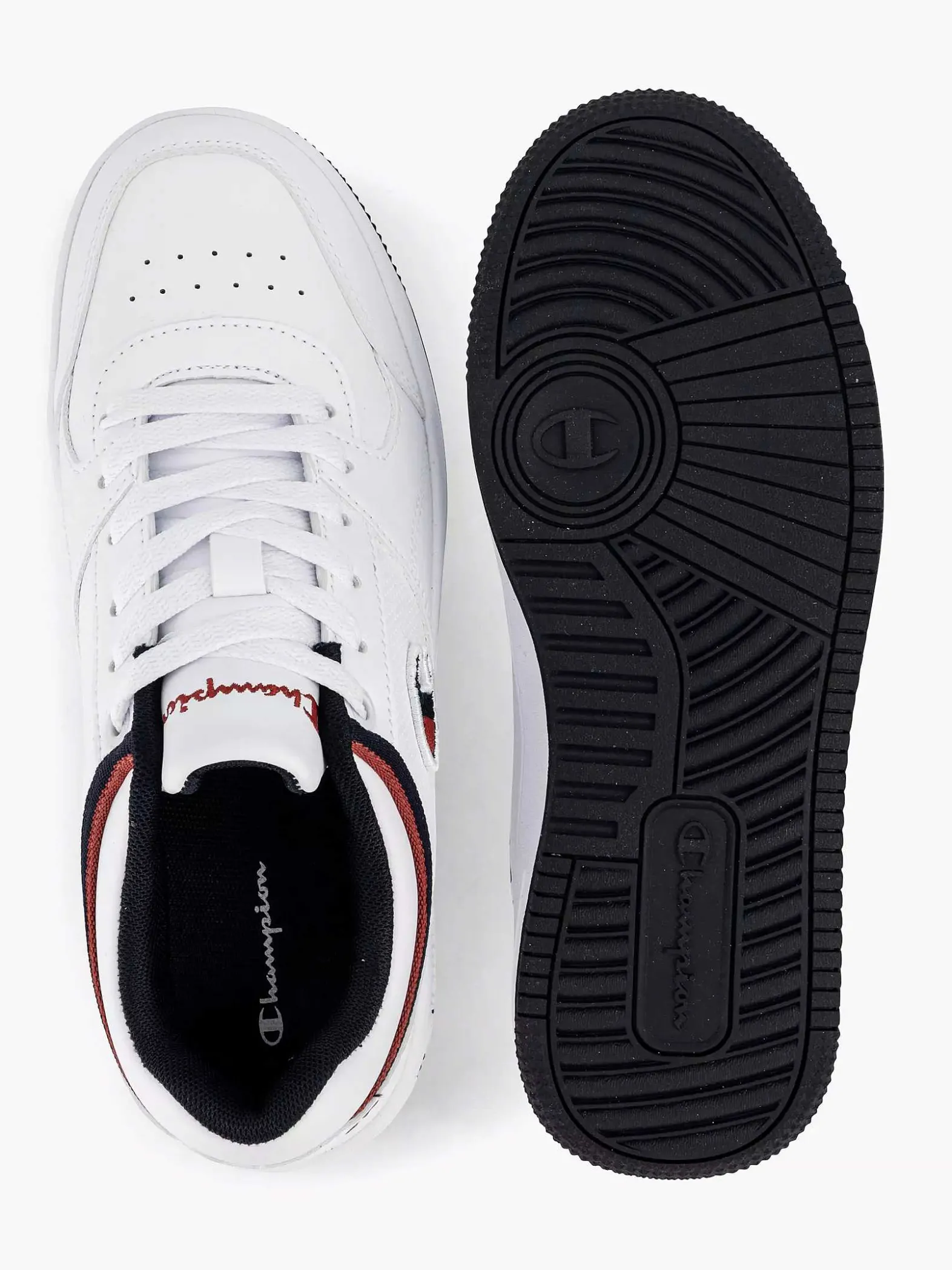 Champion Witte Rebound Low B-Kinderen Jongensschoenen