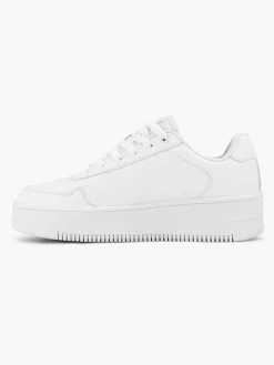 Champion Witte Rebound Platform Low-Dames Sneakers