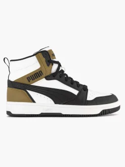 Puma Witte Rebound V6-Heren Sneakers
