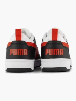 Puma Witte Rebound V6 Low-Heren Sneakers