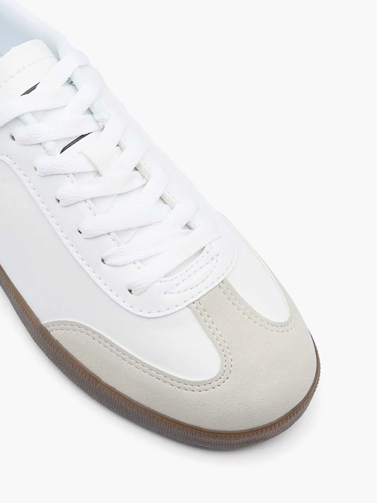 Graceland Witte Retro Sneaker-Dames Sneakers