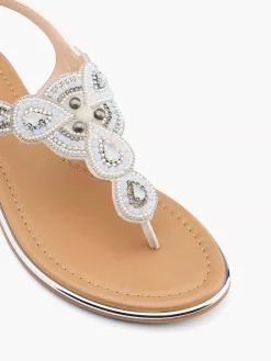 Graceland Witte Sandaal-Dames Sandalen