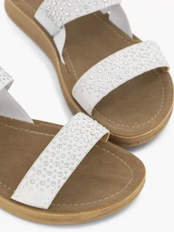 Graceland Witte Sandaal-Dames Sandalen