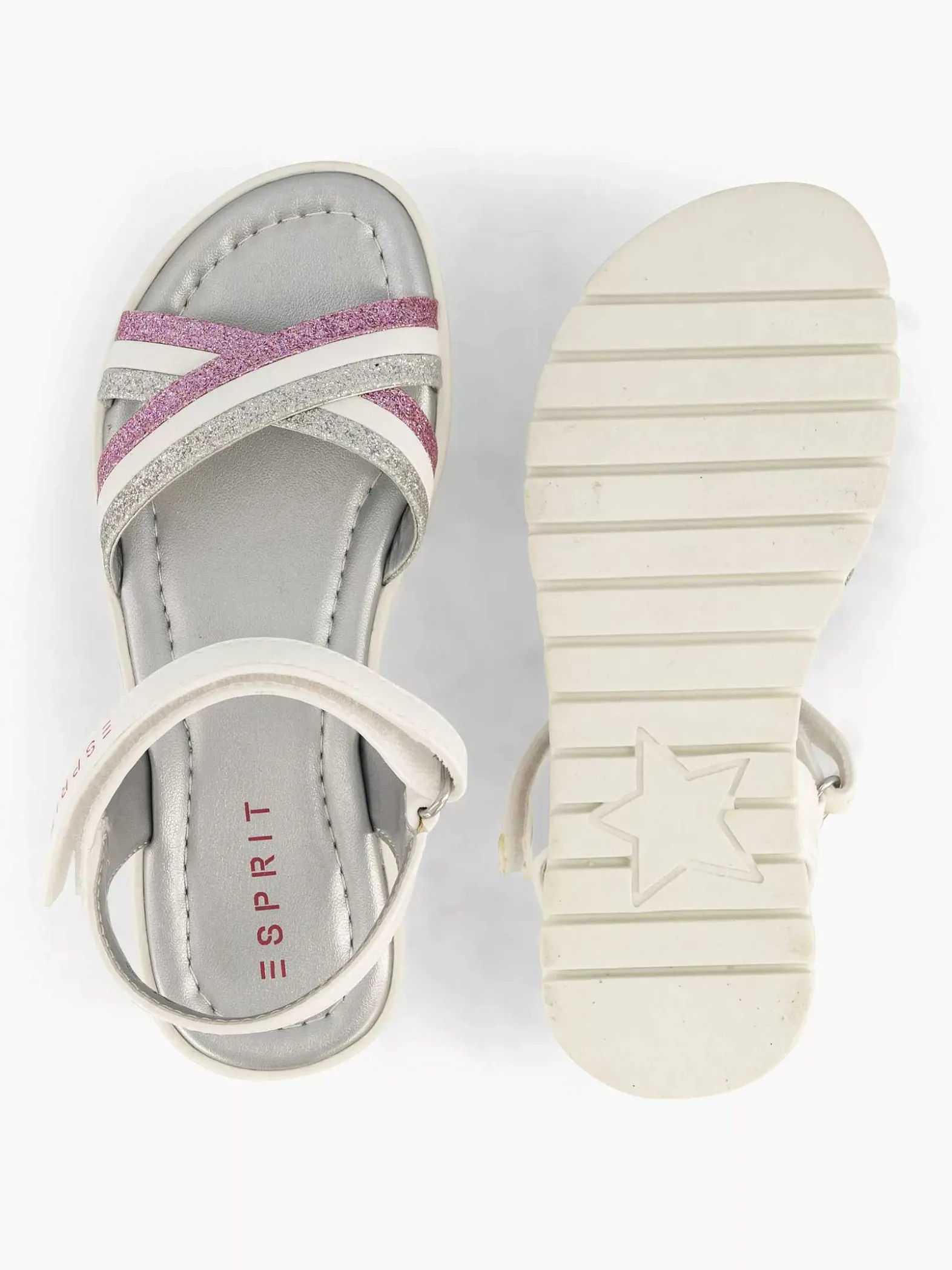 Esprit Witte Sandaal Glitters-Kinderen Jongensschoenen