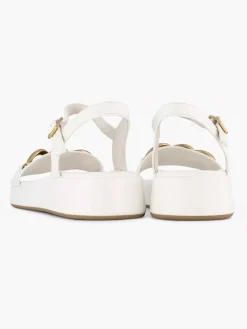 Oxmox Witte Sandaal Sierketting-Dames Sandalen