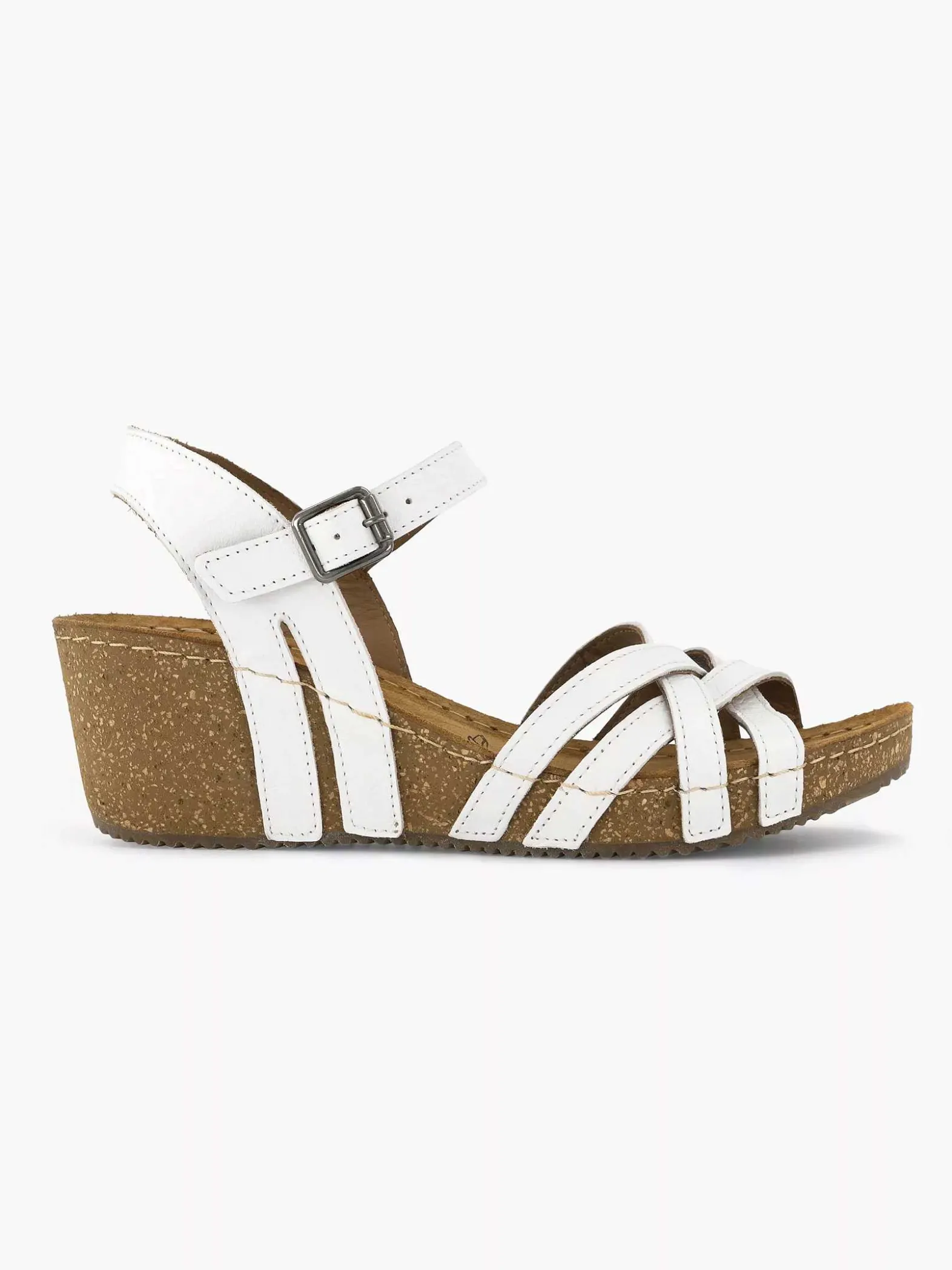 Easy Street Witte Sandaal Sleehak-Dames Sandalen