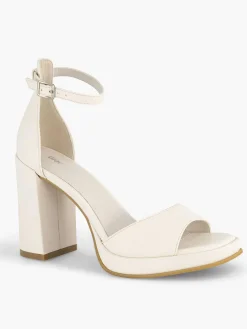 Graceland Witte Sandalette-Dames Sandalen