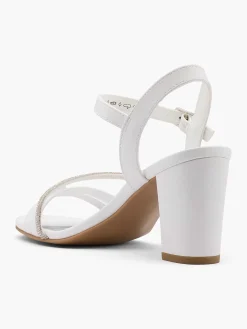 Graceland Witte Sandalette-Dames Sandalen