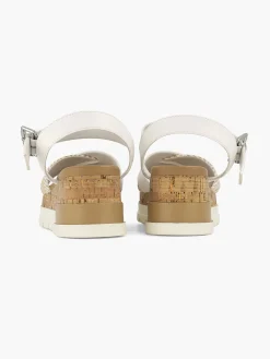 Graceland Witte Sandalette-Dames Sandalen