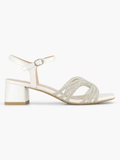 Graceland Witte Sandalette-Dames Sandalen