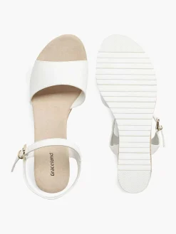 Graceland Witte Sandalette Sleehak-Dames Sandalen