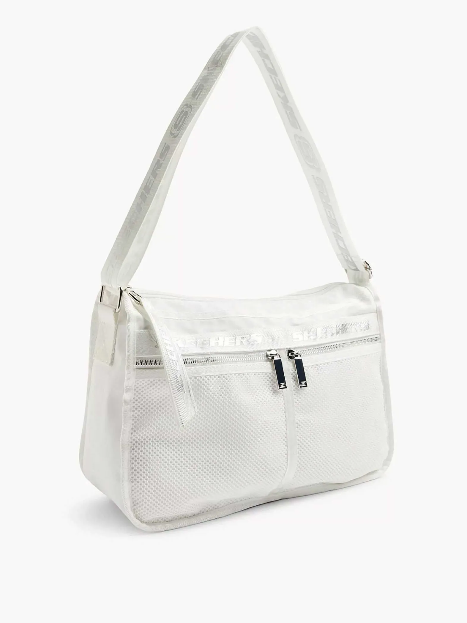 Skechers Witte Schoudertas-Dames Online Exclusive Accessoires